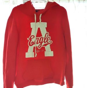 American Eagle Red Hoodie